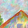 Detail 5 zu Kirchturm – Ölbild auf Leinwand mit dem Thema .