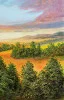 Detail 2 zu Klarer Ausblick – Ölbild auf Leinwand mit dem Thema weite Landschaften.