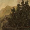 Detail 4 zu Kulisse mit Licht – Ölbild auf Leinwand mit dem Thema vorwiegend Lichtstrahlen.