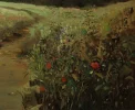 Detail 4 zu Landschaft mit Weitblick – Ölbild auf Leinwand mit dem Thema weite Landschaften.