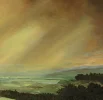 Detail 7 zu Landschaft mit Weitblick – Ölbild auf Leinwand mit dem Thema weite Landschaften.