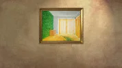 Detail 5 zu Lebendige Tapete – Acryl auf Holztafel mit dem Thema Architektur.