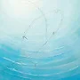 Detail 3 zu Lebensleiter – Acryl auf Holztafel mit dem Thema Meer oder See.