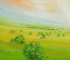 Detail 2 zu Lichteinblendungen – Acryl auf Holztafel mit dem Thema vorwiegend Wolken.