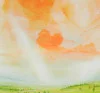 Detail 3 zu Lichteinblendungen – Acryl auf Holztafel mit dem Thema vorwiegend Wolken.