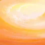 Detail 3 zu Lichtstrom – Ölbild auf Leinwand mit dem Thema weite Landschaften.