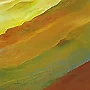 Detail 5 zu Lichtwanderung – Ölbild auf Leinwand mit dem Thema terrestrische Verformung.