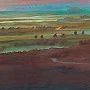 Detail 3 zu Lichtwelt – Ölbild auf Leinwand mit dem Thema weite Landschaften.
