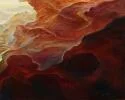 Detail 4 zu Lichtwende – Ölbild auf Leinwand mit dem Thema Höhlen und Schluchten.