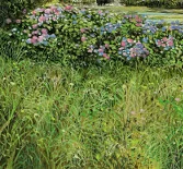 Detail 3 zu Minteret Garden 1 – Ölbild auf Leinwand mit dem Thema Parkanlagen und Gärten.