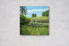 Detail 5 zu Minteret Garden 1 – Ölbild auf Leinwand mit dem Thema Parkanlagen und Gärten.