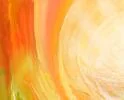 Detail 1 zu Nachglühen – Ölbild auf Leinwand mit dem Thema Höhlen und Schluchten.