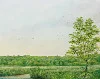 Detail 2 zu Naturuhr – Ölbild auf Leinwand mit dem Thema weite Landschaften.