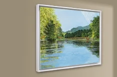 Detail 2 zu Offener Blick – Ölbild auf Leinwand mit dem Thema Meer oder See.