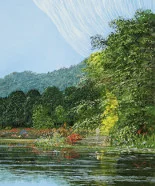 Detail 4 zu Offener Blick – Ölbild auf Leinwand mit dem Thema Meer oder See.