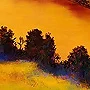 Detail 5 zu Poesie des Unterbewussten – Acryl auf Holztafel mit dem Thema weite Landschaften.