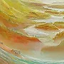Detail 1 zu Quellungen – Ölbild auf Holztafel mit dem Thema weite Landschaften.