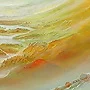 Detail 2 zu Quellungen – Ölbild auf Holztafel mit dem Thema weite Landschaften.
