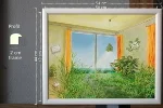 Detail 5 zu Raum für Natur – Ölbild auf Holztafel mit dem Thema Architektur.