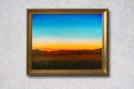 Detail 5 zu Schlesische Impression – Acryl auf Holztafel mit dem Thema weite Landschaften.