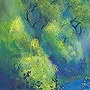 Detail 5 zu Schräglage – Acryl auf Leinwand mit dem Thema Höhlen und Schluchten.