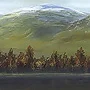 Detail 1 zu Seeblick – Acryl auf Holztafel mit dem Thema Meer oder See.