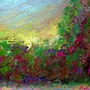 Detail 2 zu Sommerabend – Ölbild auf Leinwand mit dem Thema .