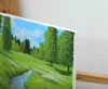 Detail 7 zu Sommertag – Ölbild auf Leinwand mit dem Thema weite Landschaften.