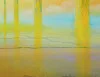 Detail 6 zu Sonnenfarben – Acryl auf Holztafel mit dem Thema zentrale Sonne.