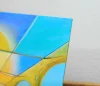 Detail 9 zu Sonnenfarben – Acryl auf Holztafel mit dem Thema zentrale Sonne.