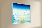 Detail 4 zu Spaziergang – Acryl auf Holztafel mit dem Thema vorwiegend Wolken.