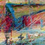 Detail 1 zu Stadtbrücke – Ölbild auf Leinwand mit dem Thema .