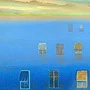 Detail 4 zu Stadtmeer – Ölbild auf Leinwand mit dem Thema Meer oder See.