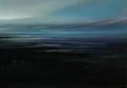 Detail 4 zu Stahlkette – Ölbild auf Leinwand mit dem Thema weite Landschaften.