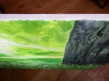 Detail 7 zu Stark und gesund – Ölbild auf Leinwand mit dem Thema Parkanlagen und Gärten.