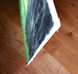 Detail 8 zu Stark und gesund – Ölbild auf Leinwand mit dem Thema Parkanlagen und Gärten.