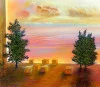 Detail 8 zu Strandfenster – Ölbild auf Leinwand mit dem Thema Meer oder See.