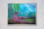 Detail 6 zu Tiefschlaf – Ölbild auf Leinwand mit dem Thema Mensch.