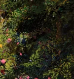 Detail 9 zu Triumphbogen – Ölbild auf Leinwand mit dem Thema Parkanlagen und Gärten.