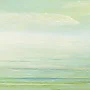 Detail 2 zu Überwindung – Acryl auf Holztafel mit dem Thema Meer oder See.