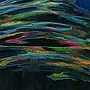 Detail 1 zu Veränderung – Ölbild auf Leinwand mit dem Thema Meer oder See.