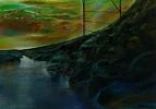 Detail 4 zu Verbindungen – Ölbild auf Leinwand mit dem Thema Architektur.