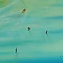 Detail 2 zu Wasserkarussell – Acryl auf Holztafel mit dem Thema Meer oder See.