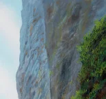 Detail 5 zu Wassertal – Ölbild auf Leinwand mit dem Thema Höhlen und Schluchten.