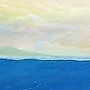 Detail 5 zu Wasservögel – Ölbild auf Leinwand mit dem Thema Meer oder See.