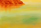 Detail 3 zu Weltenwasser – Ölbild auf Leinwand mit dem Thema Meer oder See.