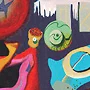 Detail 1 zu Bewegung im Unterbewußtsein – Ölbild auf Leinwand mit dem Thema .