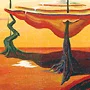 Detail 5 zu Der Tag, an dem bei dem Jungen Würste aus den Ohren wuchsen – Ölbild auf Leinwand mit dem Thema .
