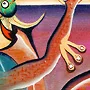 Detail 1 zu Der Große und der Kleine – Ölbild auf Leinwand mit dem Thema .