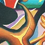 Detail 1 zu Fluß im Unterbewusstsein – Ölbild auf Leinwand mit dem Thema .